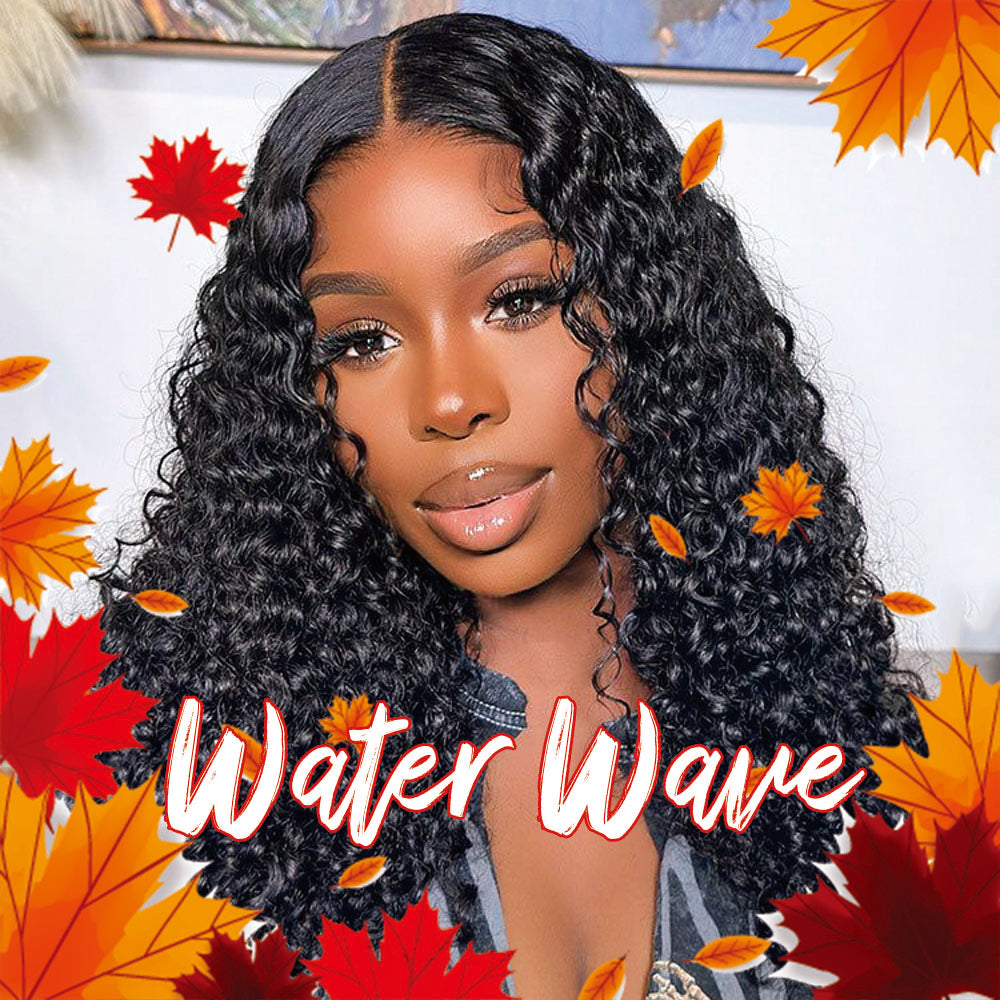 Water Wave Lace Front Wigs, Wet and Wavy Hair Wigs SISDORE