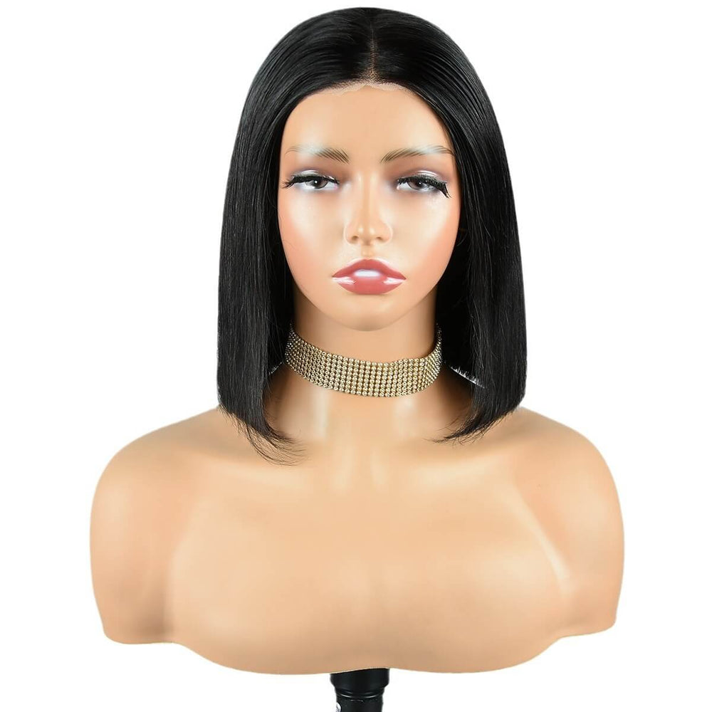 Ready to Wear Black Straight Bob Wig