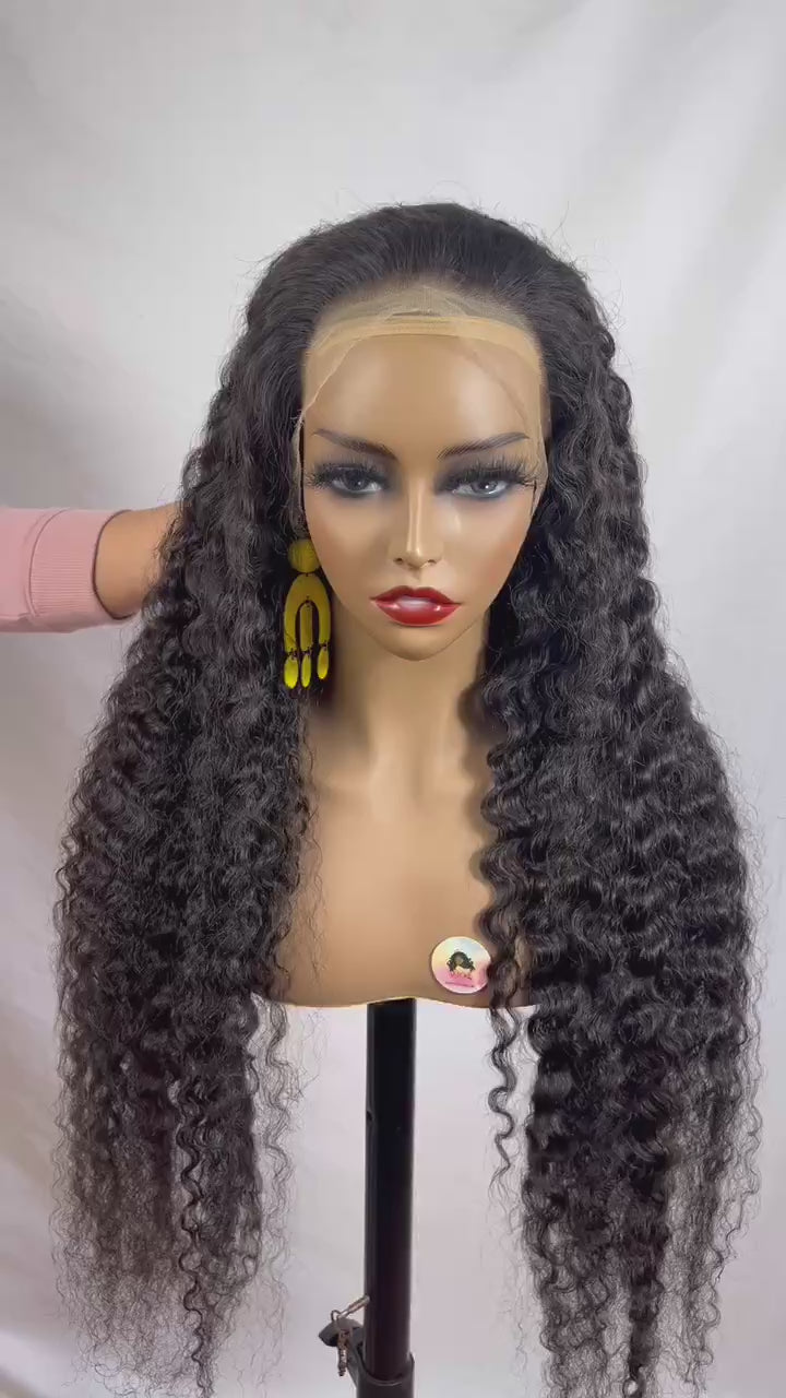 Burmese curly wig