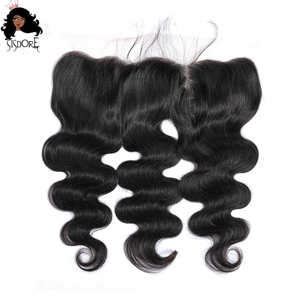 13x4 HD Lace Frontal Body Wave Natural Color Virgin Hair