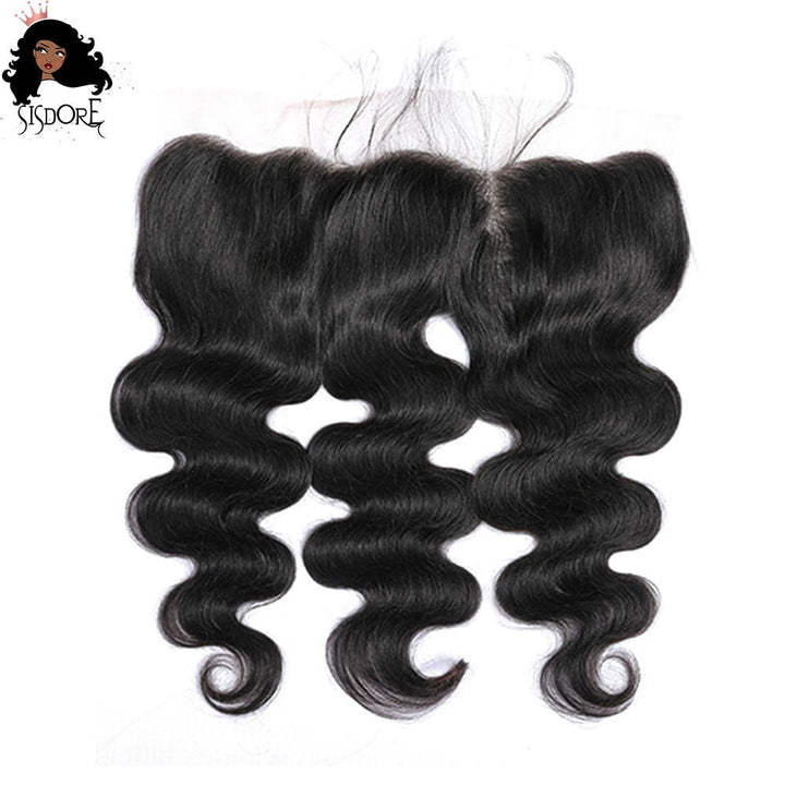 13x4 HD Lace Frontal Body Wave Natural Color Virgin Hair
