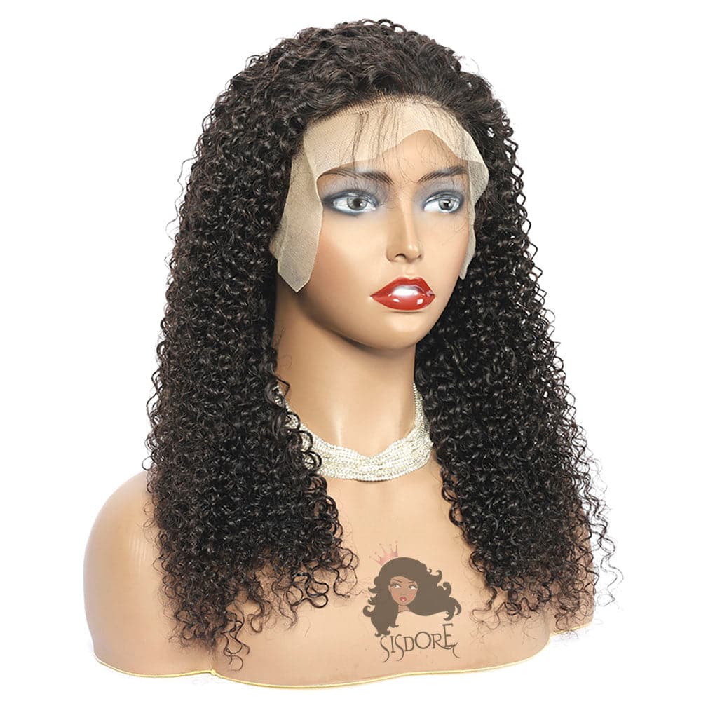 13x4 HD lace frontal kinky curly wig
