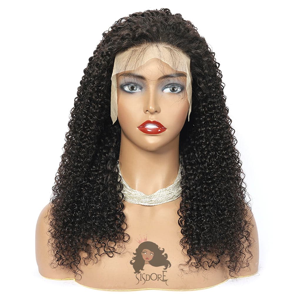 13x4 HD lace frontal kinky curly wig for African American women