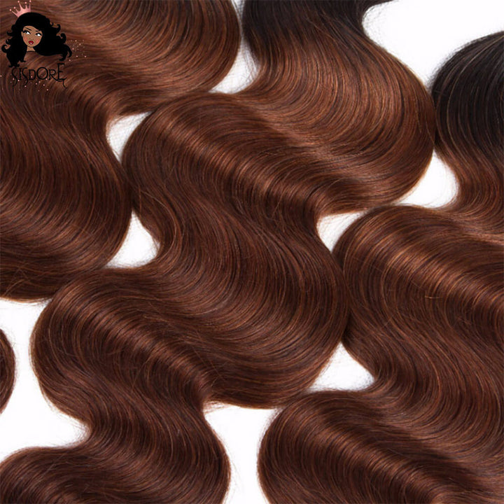 auburn body wave bundles color 33