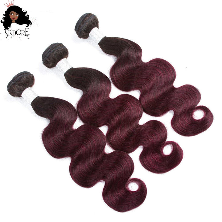 1b 99j bundles body wave human hair