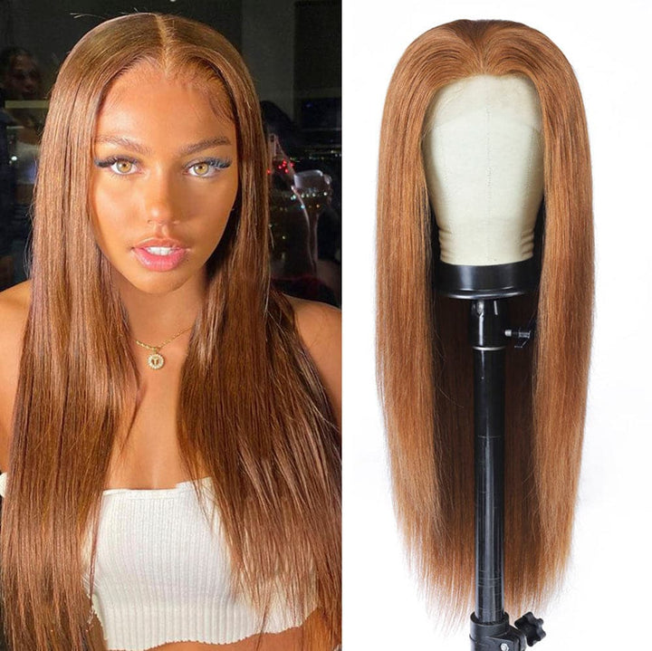 #30 Medium Auburn Wig Straight