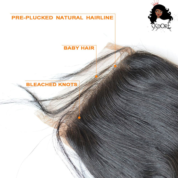4x4 lace closure loose wave
