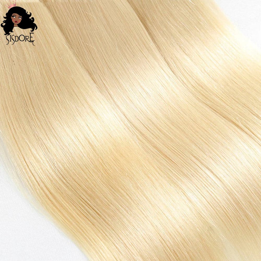 613 Blonde Straight Bundles Virgin Hair