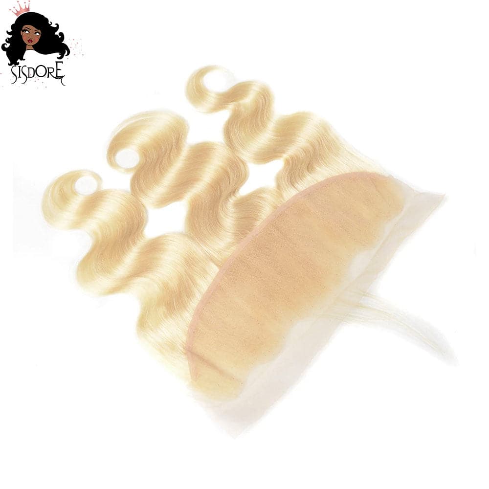 613 blonde lace frontal body wave