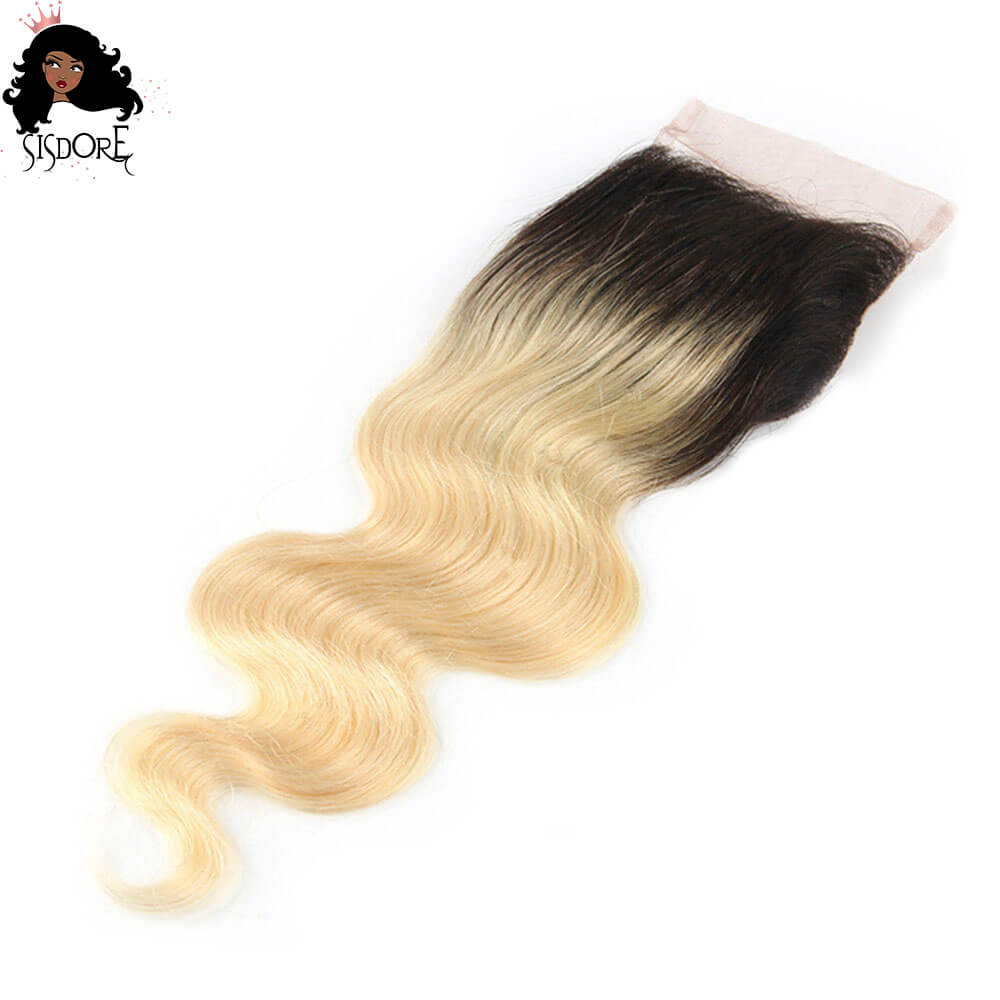 1B 613 4x4 closure body wave