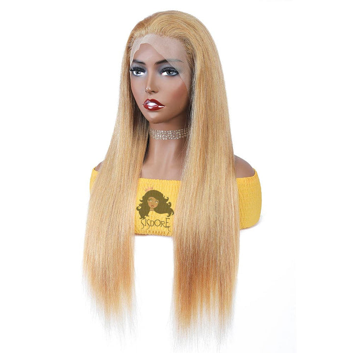 Honey Blonde Straight 13x4 Lace Front Wig