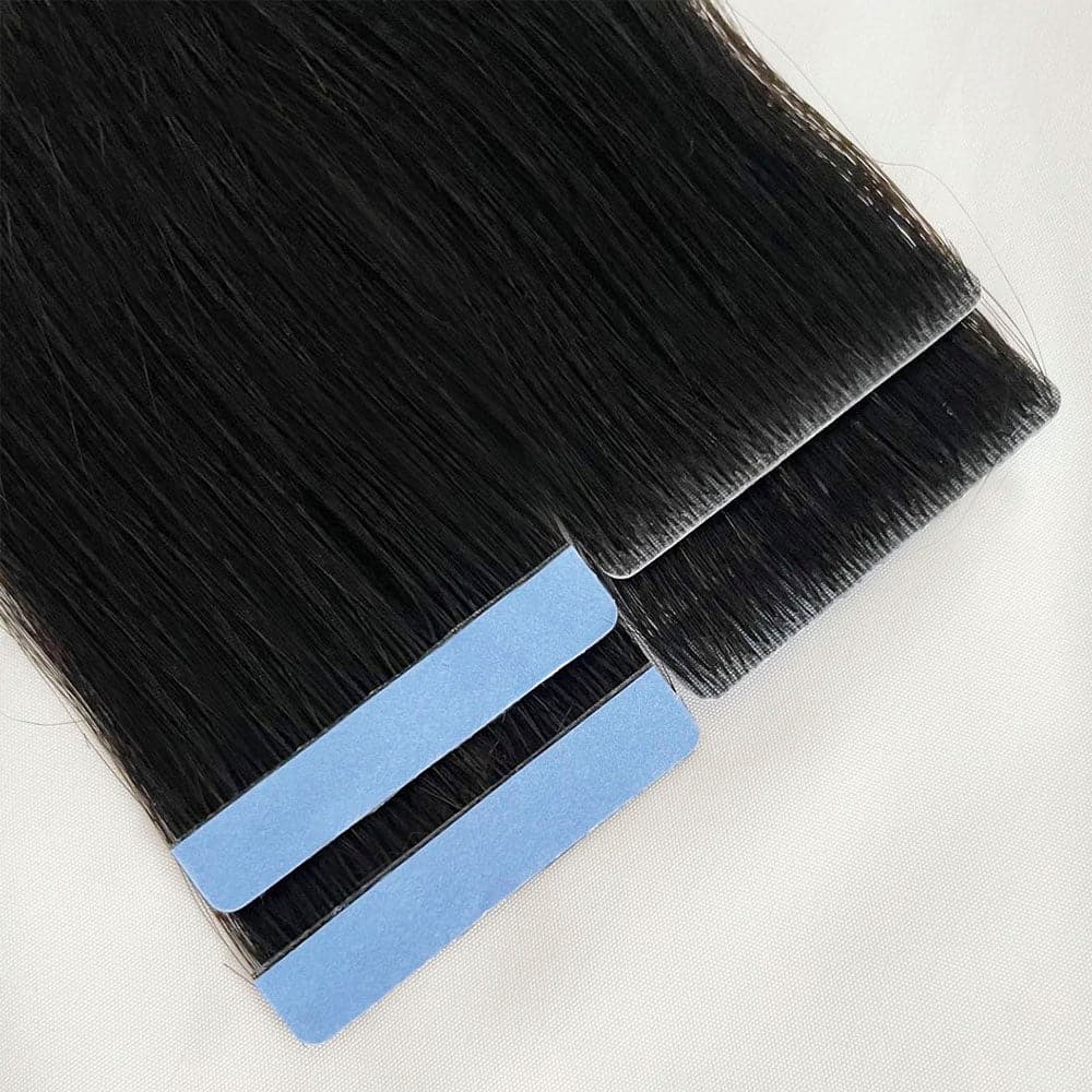 Injection tape-in hair extensions
