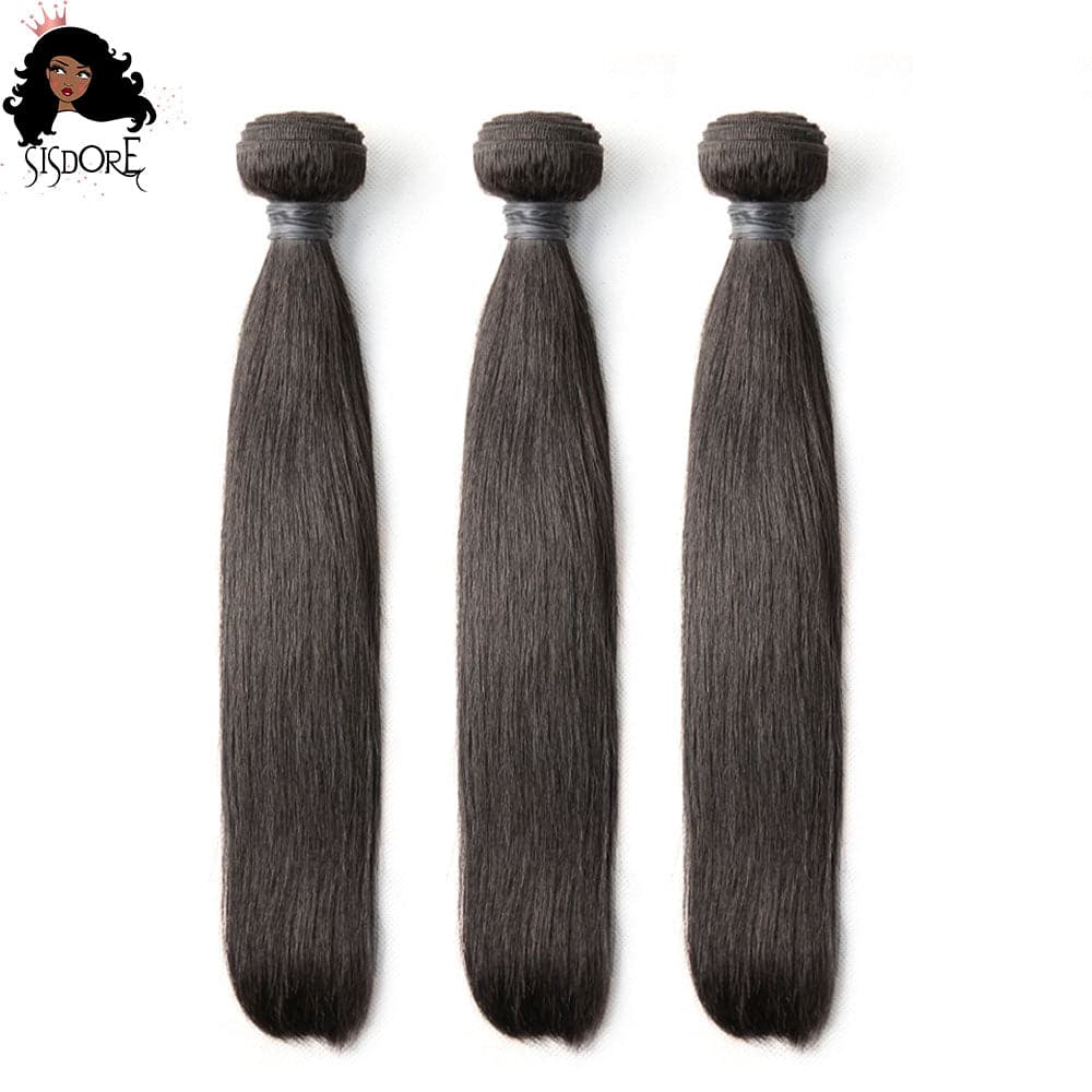 Black Virgin Hair Bundles | Straight Human Hair Weaves