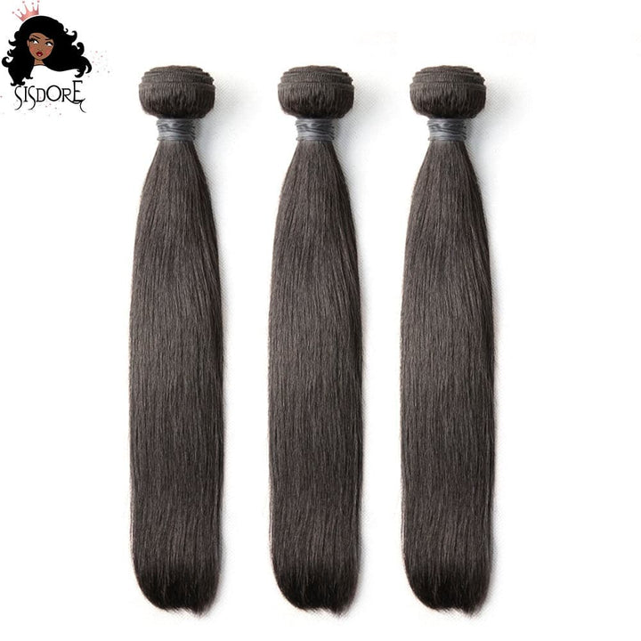 Black Virgin Hair Bundles | Straight Human Hair Weaves