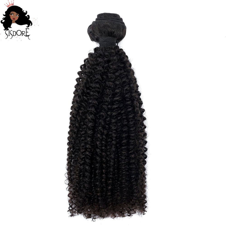 Kinky curly weaves, soft and bouncy black curly hair