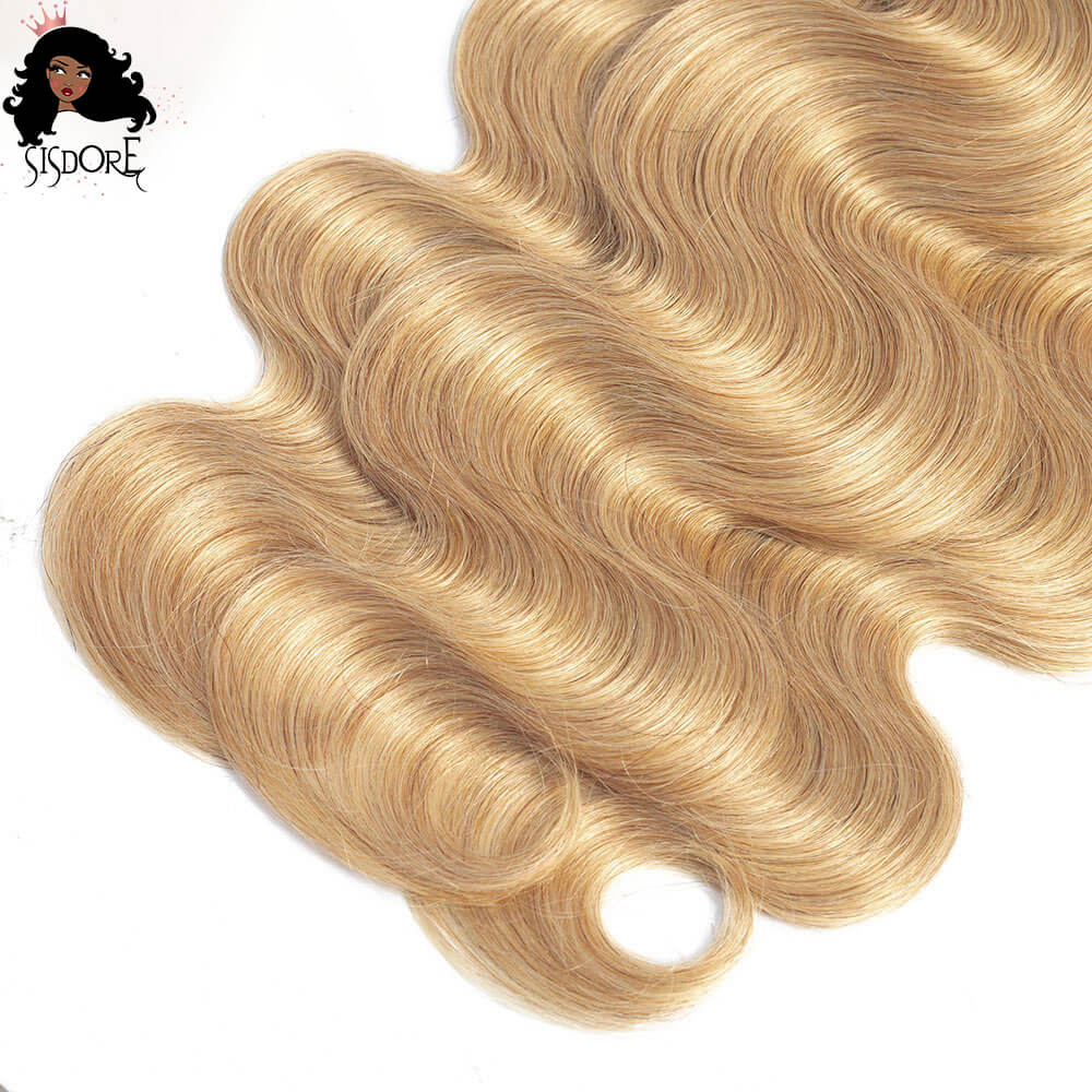Strawberry Blonde Hair Bundles Body Wave
