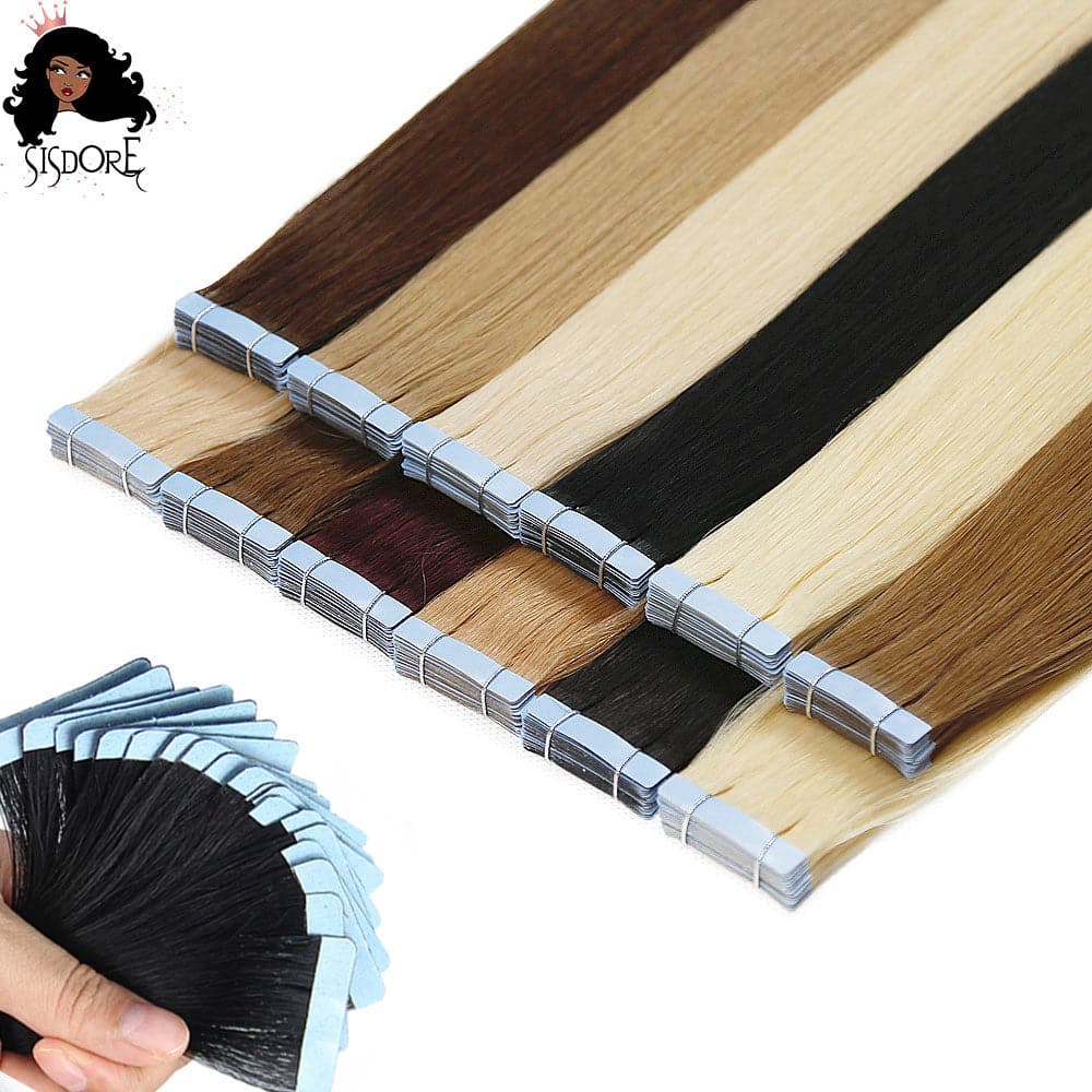 Tape in hair extensions