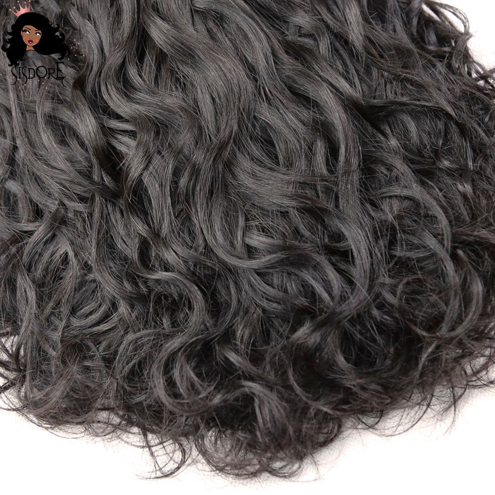 Water wave human hair weaves