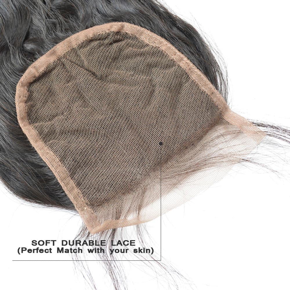 Wet and wavy 4*4 lace closure