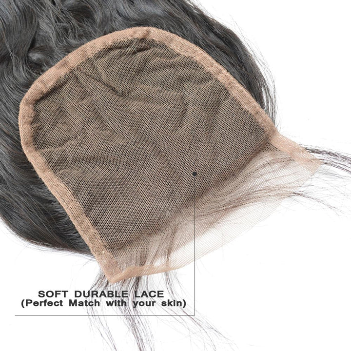 Wet and wavy 4*4 lace closure
