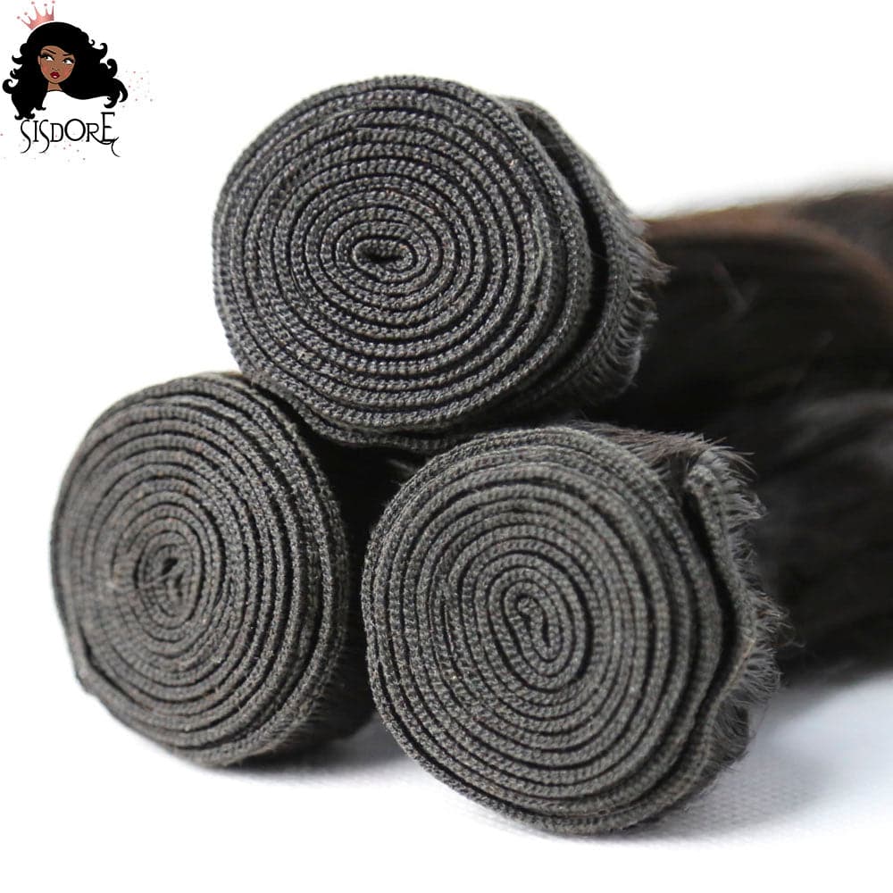 Wet and wavy human hair bundles