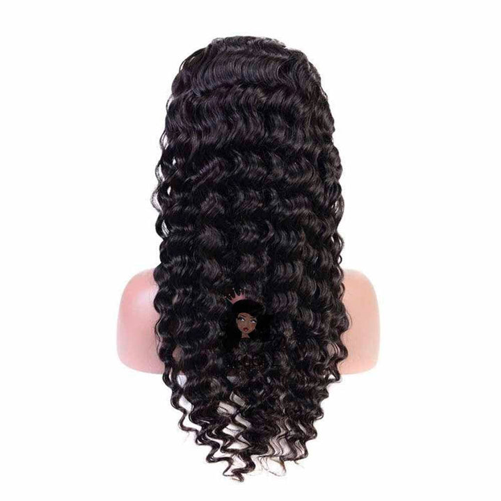 deep wave HD lace wig human hair