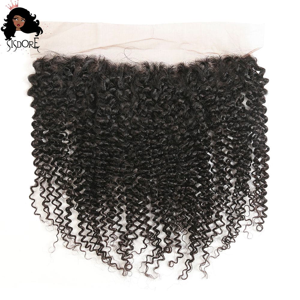 kinky curly 13x4 lace frontal