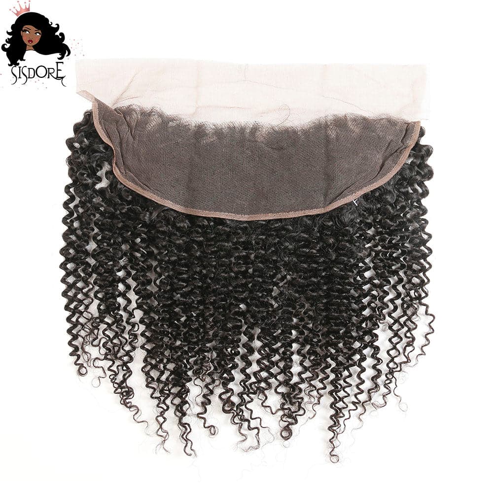 kinky curly frontal black hair