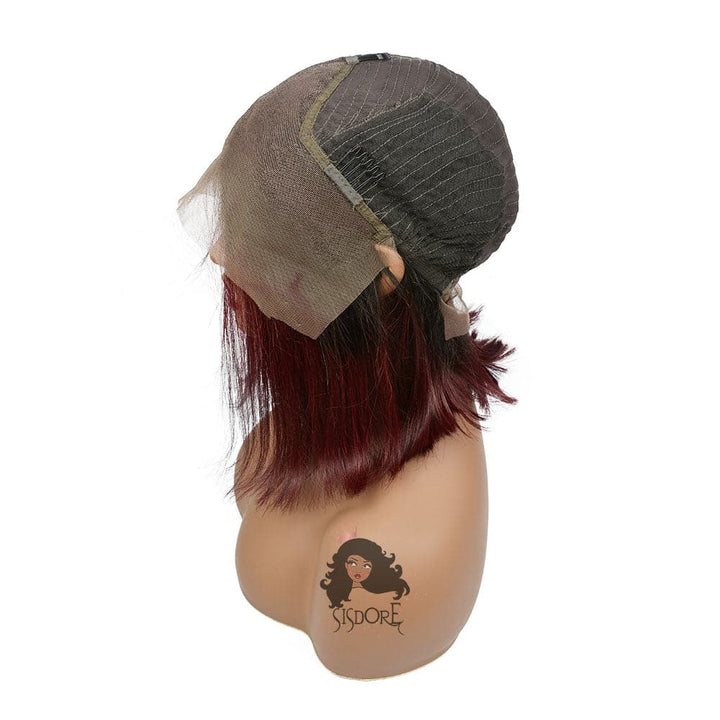 lace front wig cap - left view