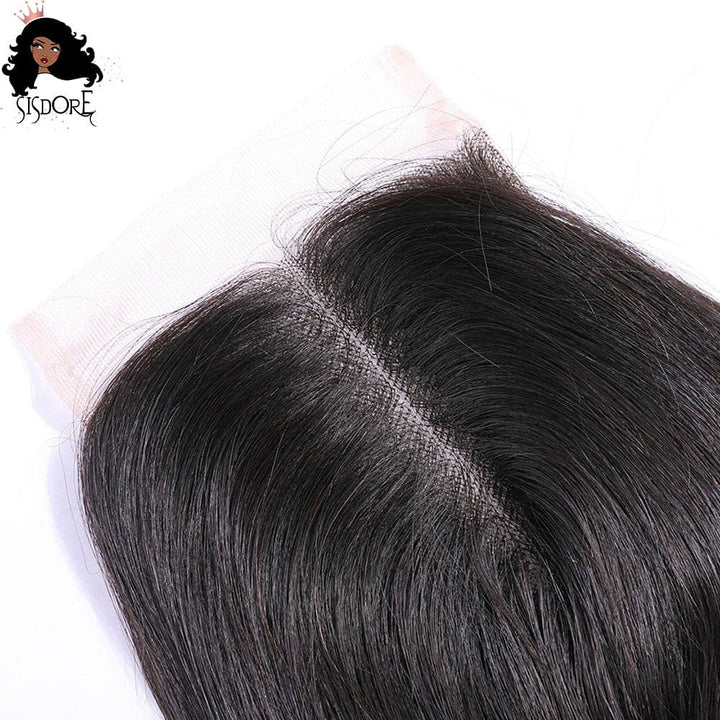 middle parting lace closure