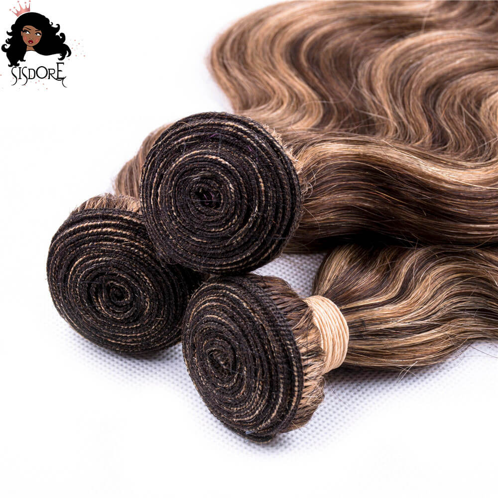 piano color virgin human hair weaves body wave