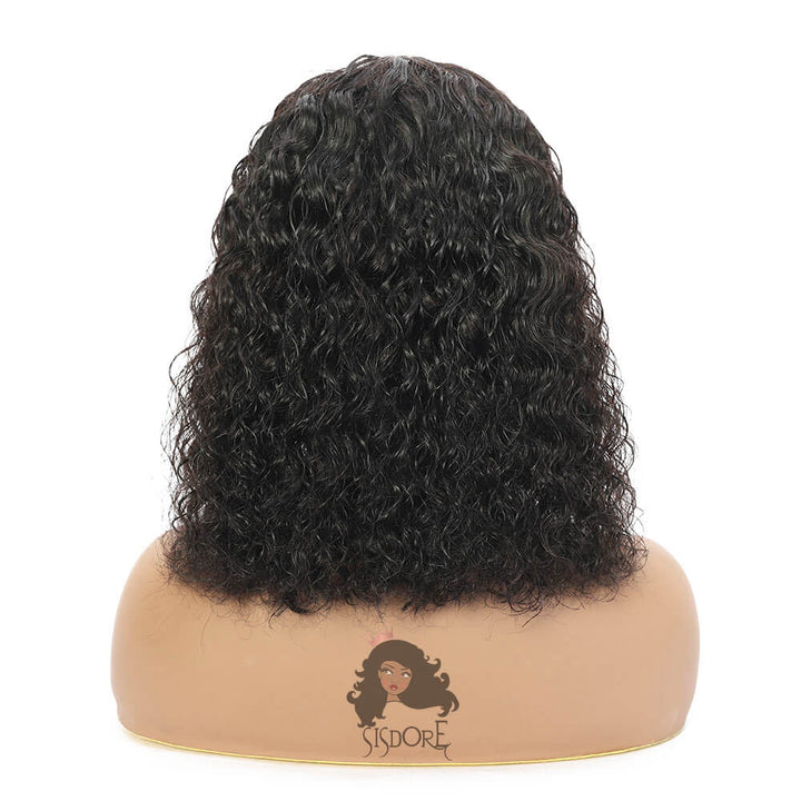 wet and wavy bob wig human hair