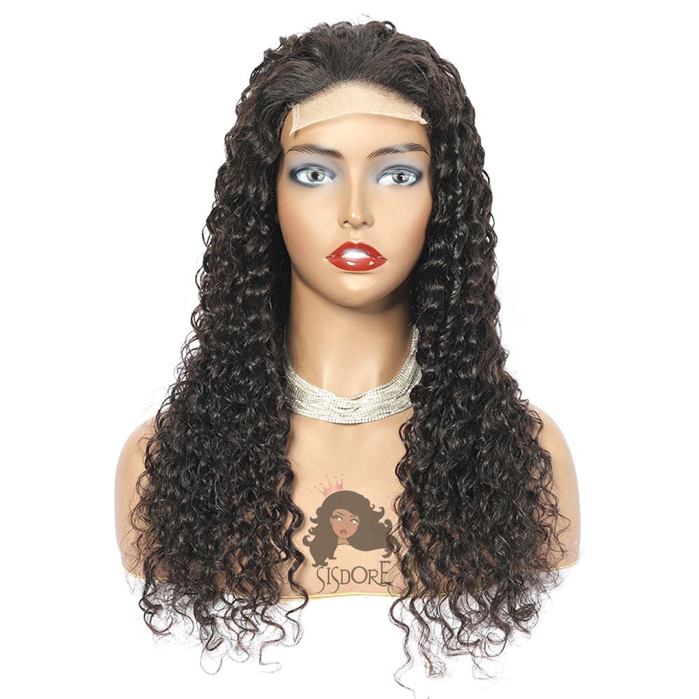 wet and wavy lace closure wig