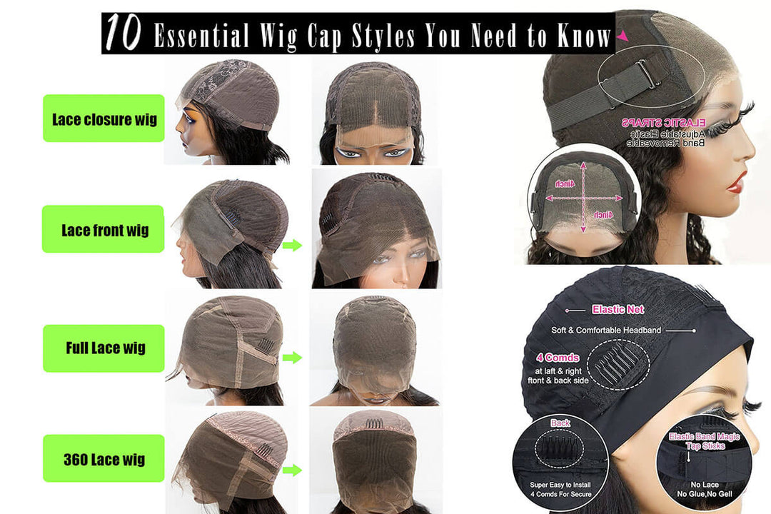 10 Essential Wig Cap Styles You Need to Know Before Buying a Wig