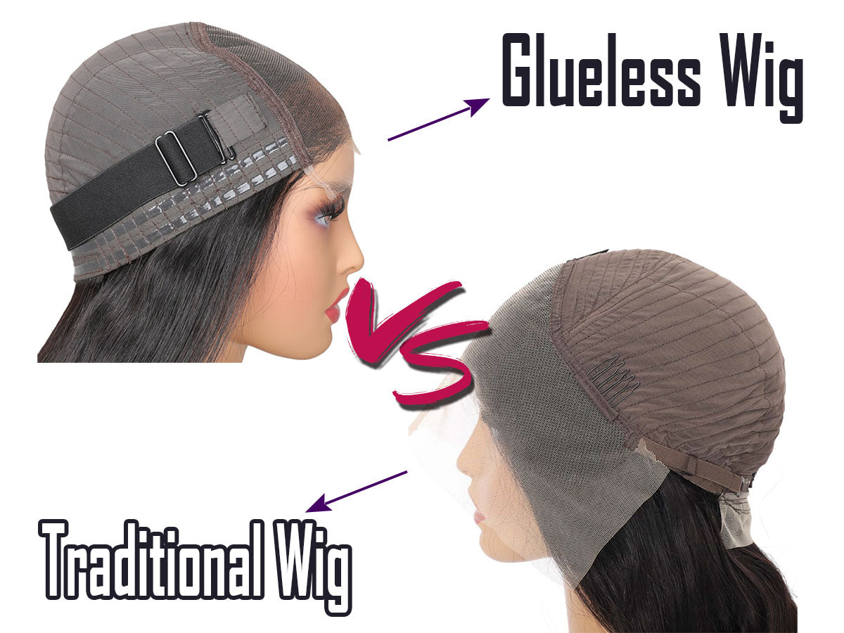 Wigs Diff Differences Between Glueless Wigs and Traditional Wigs | SISDORE
