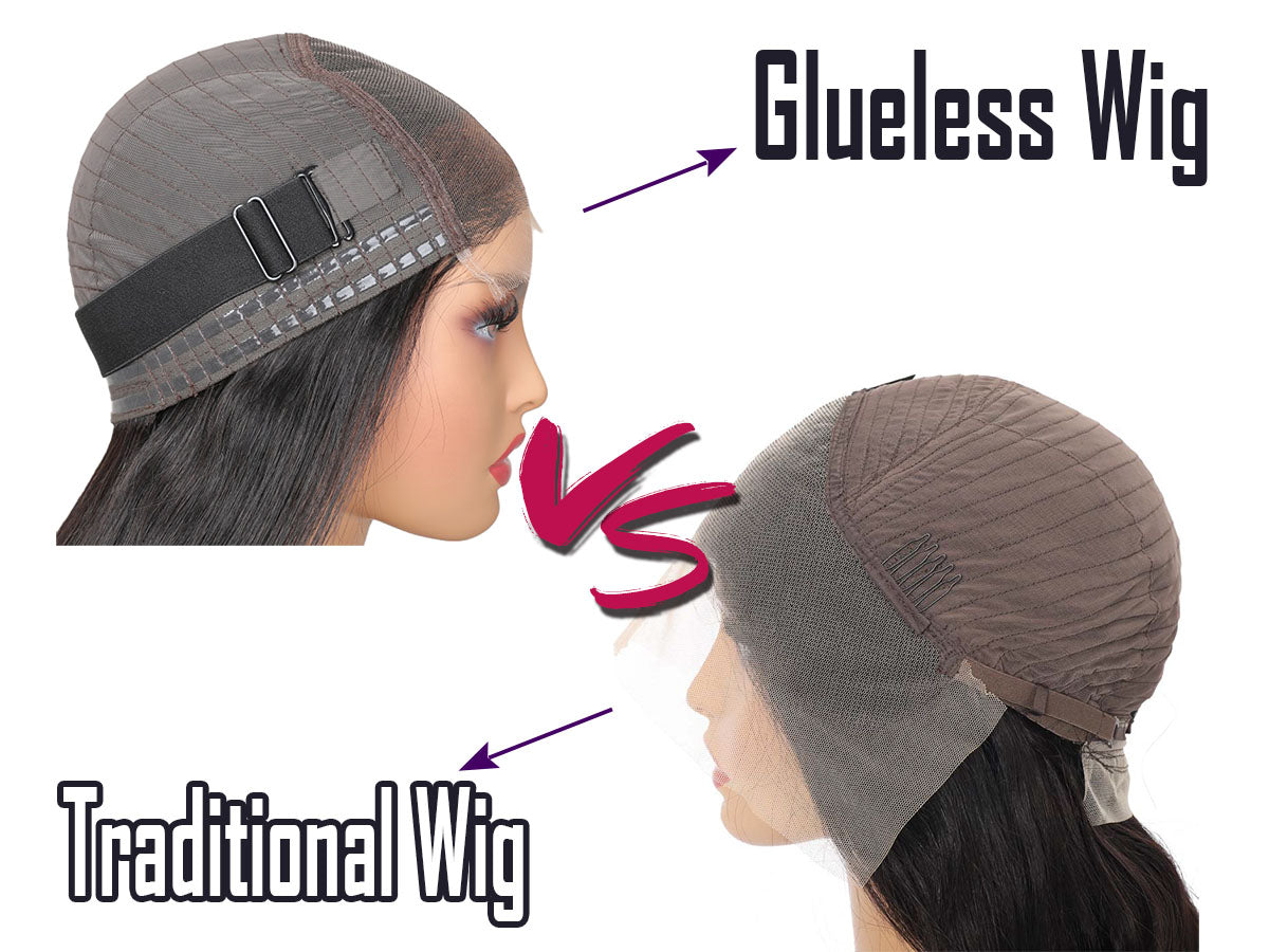 Differences Between Glueless Wigs and Traditional Wigs | SISDORE