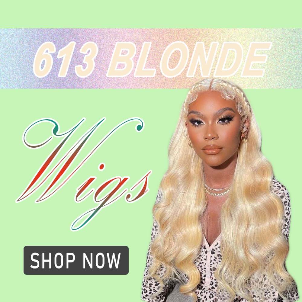 613 blonde human hair wigs