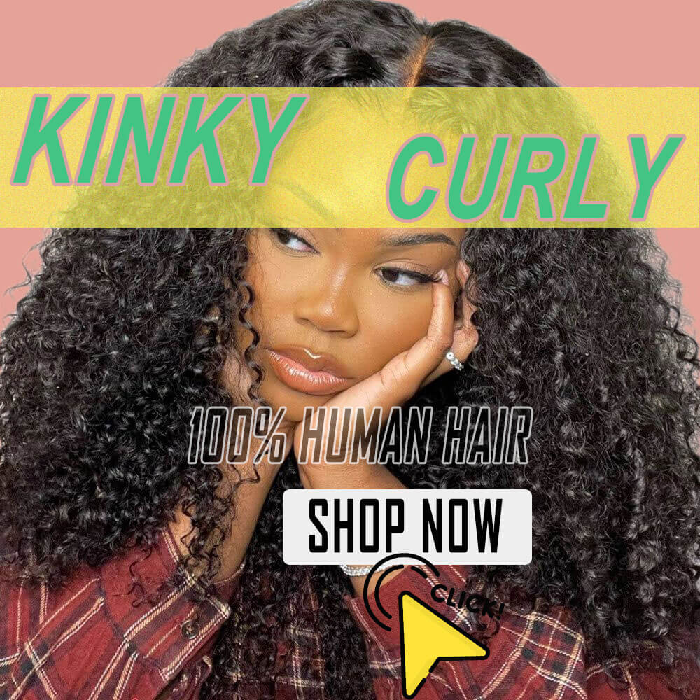 Kinky curly hair