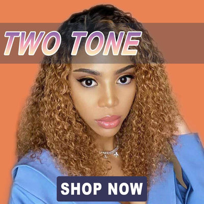 Two tone human hair wigs, bundles, lace frontals & closures