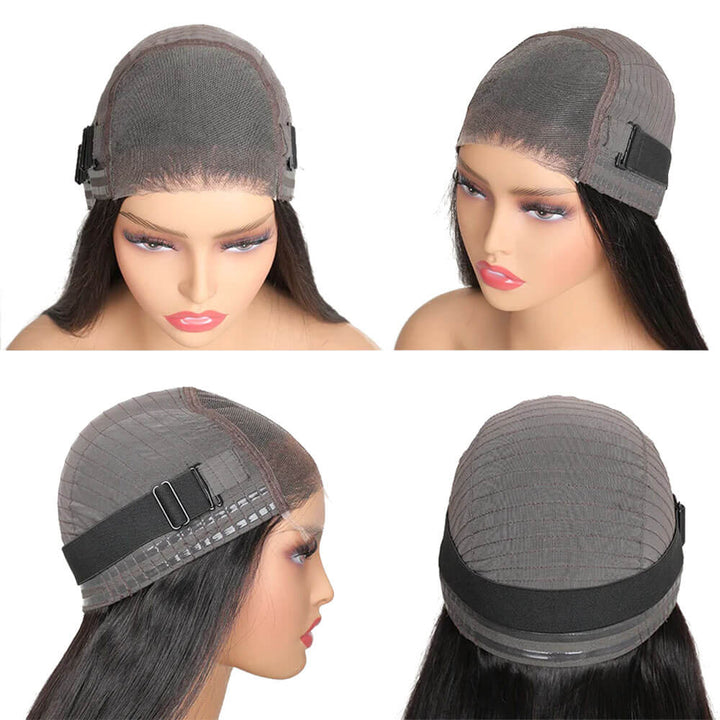 wear and go 5x5 lace closure glueless wig cap structure