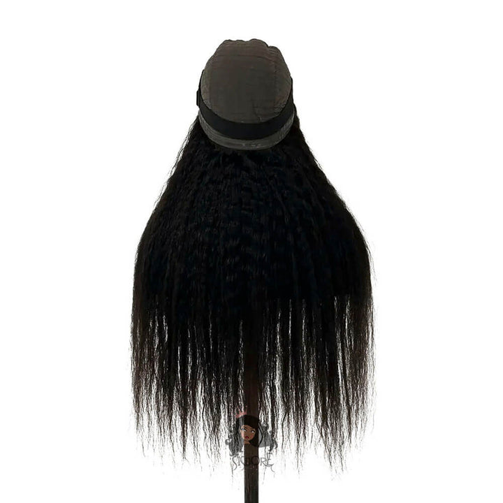 Kinky Straight Hair Wear and Go Glueless Wig Cap Structure