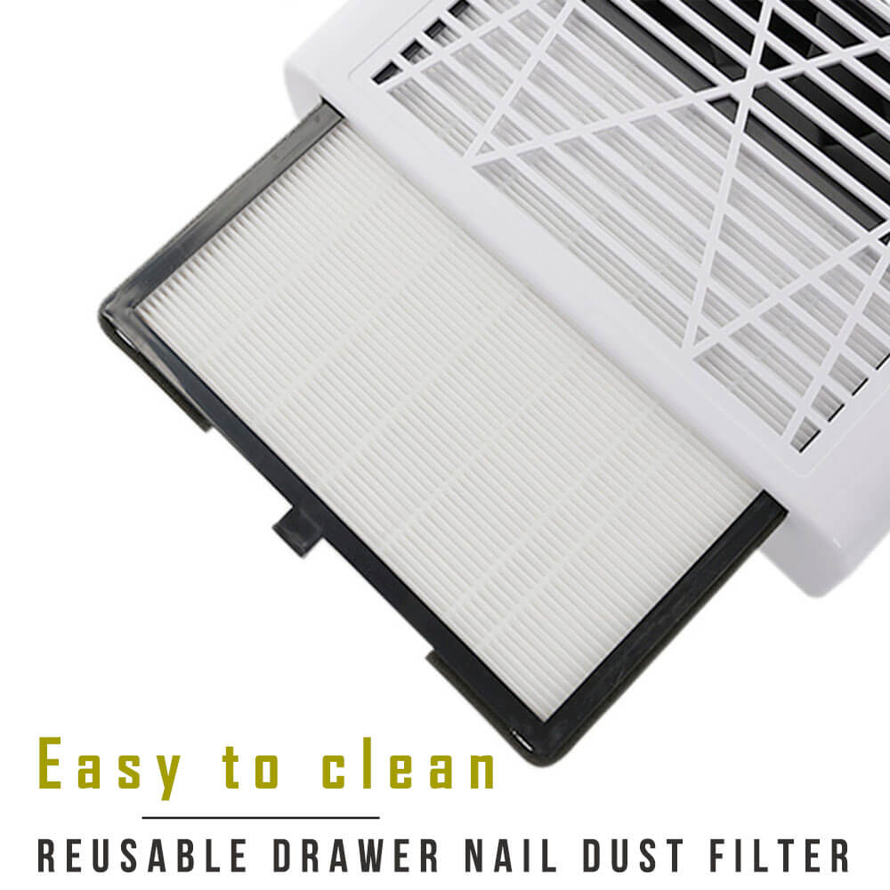 reusable drawer nail dust filter