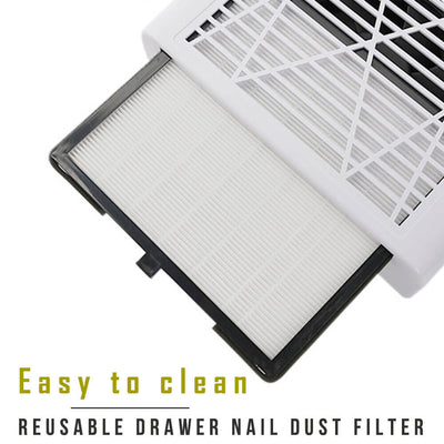 reusable drawer nail dust filter