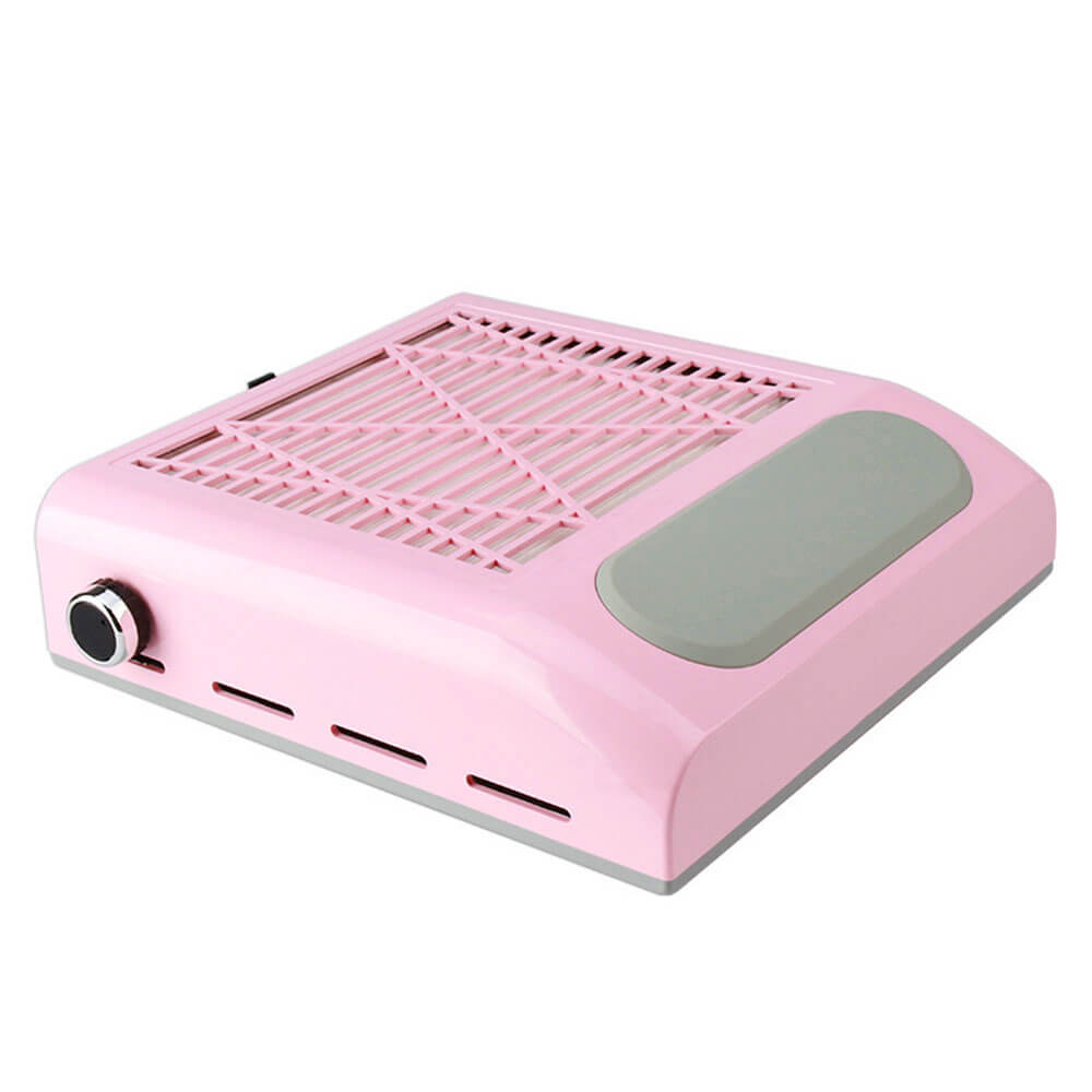 Pink Nail Dust Collector with Filter and Armrest