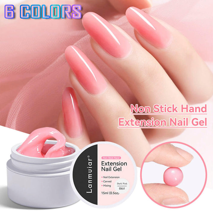 Non-stick Hand Extension Solid Builder Nail Hard Gel, LED UV Manicure Glue