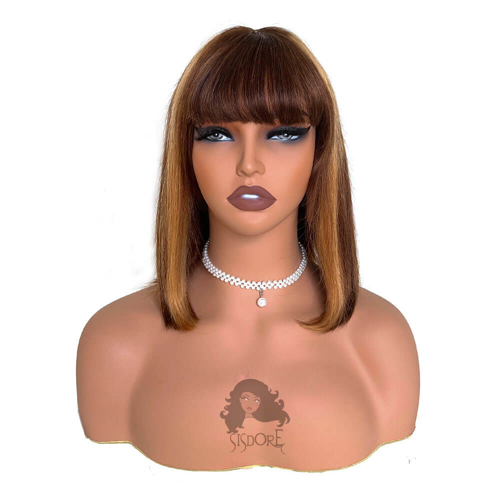 short bob wig with bangs 4 27 highlights #color_highlight-bob