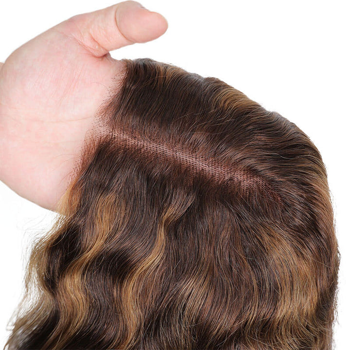 SISDORE Highlight Deep Wave Human Hair Wear and Go Glueless Wig