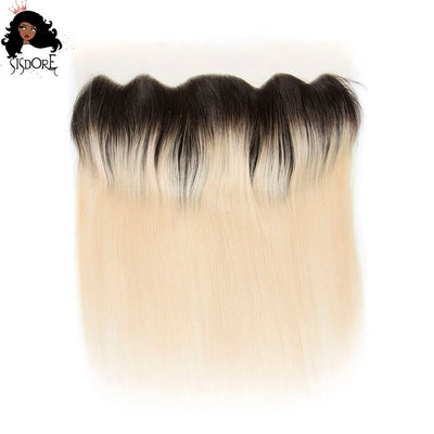 Light Blonde 13x4 Lace Frontal, Straight Ombre HD Frontals T1B/613