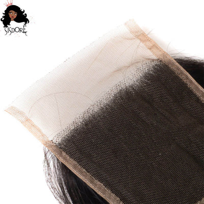 Hunter green straight hair 4x4 HD lace closure , emerald green with black roots ombre
