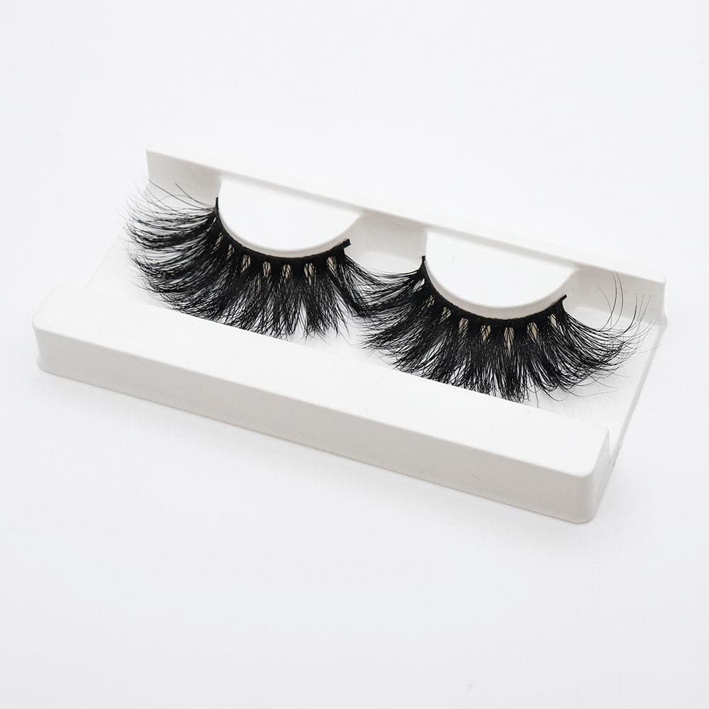 25mm Long Mink Hair Messy Multilayer Cross 3D False Eyelashes EL-002